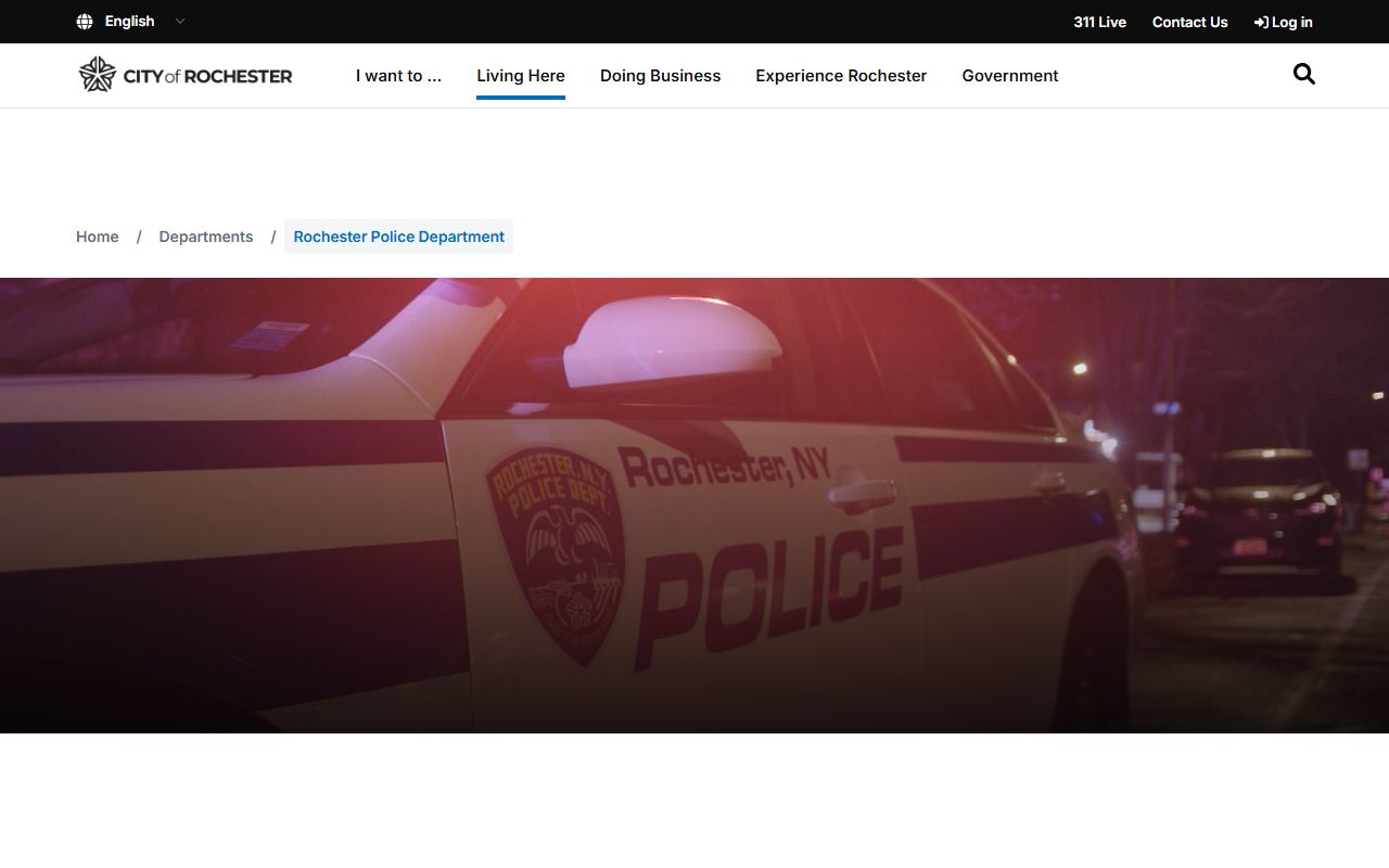 Rochester Police records office for white pages searches