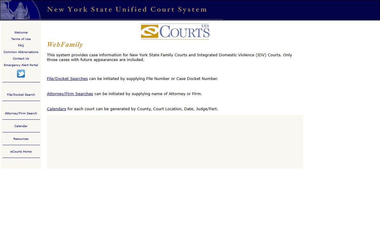 Bronx Family Court building for Bronx County white pages searches