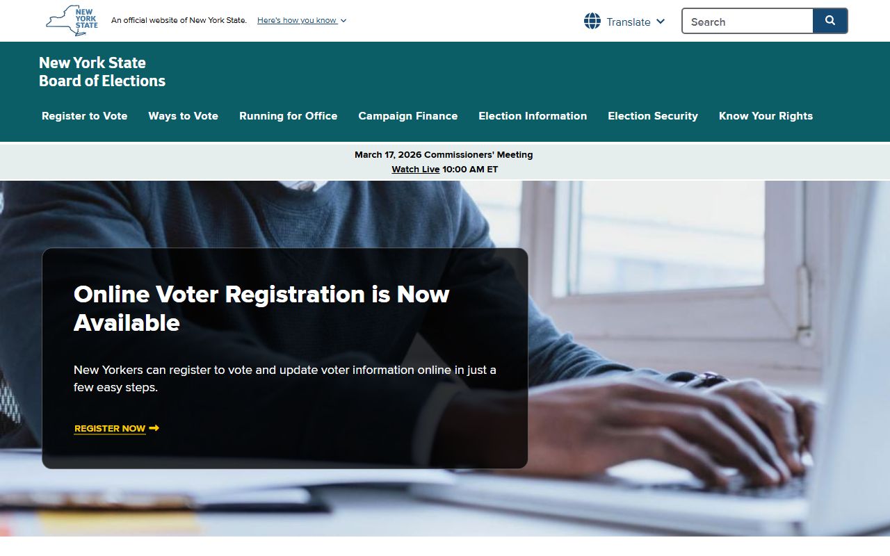 New York State voter registration lookup for Rome white pages searches